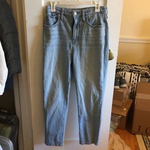 Madewell Curvy Perfect Vintage Jean size 27 light wash